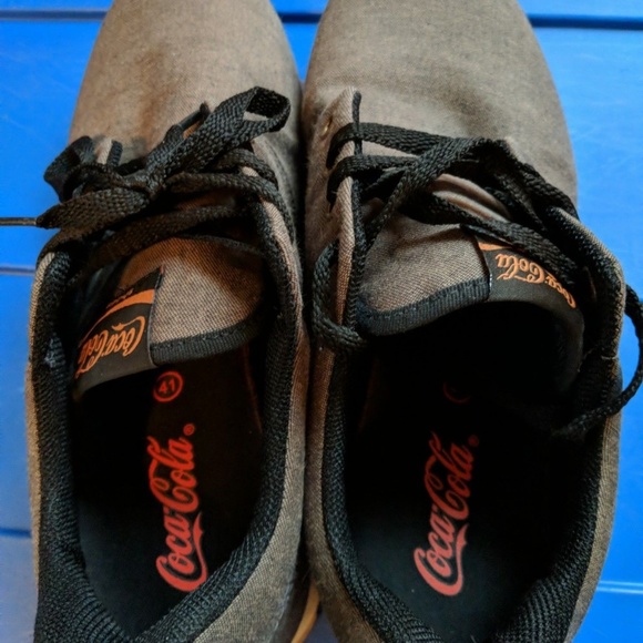 Hard To Find Coca-Cola Shoes Made In Brazil Size 9 - Picture 3 of 6